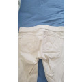 Pantalon blanc grip FLAGS AND CUP coupe pushup T 40