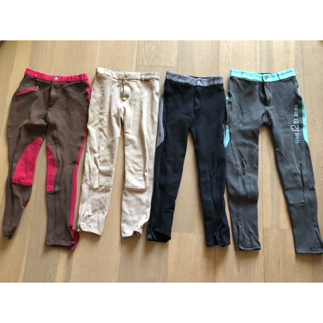 Lot de quatre pantalons équitation