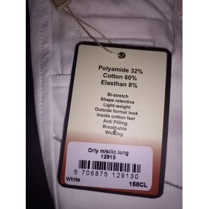 Culotte d'équitation B2B enfants blanche