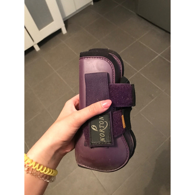 Guêtres Norton violet poney