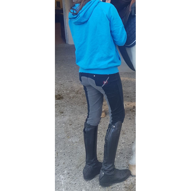 Pantalon Fouganza noir/gris taille 14 ans