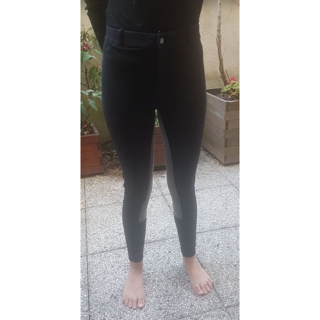 Pantalon Fouganza noir/gris taille 14 ans