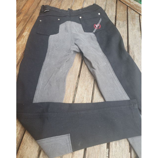 Pantalon Fouganza noir/gris taille 14 ans