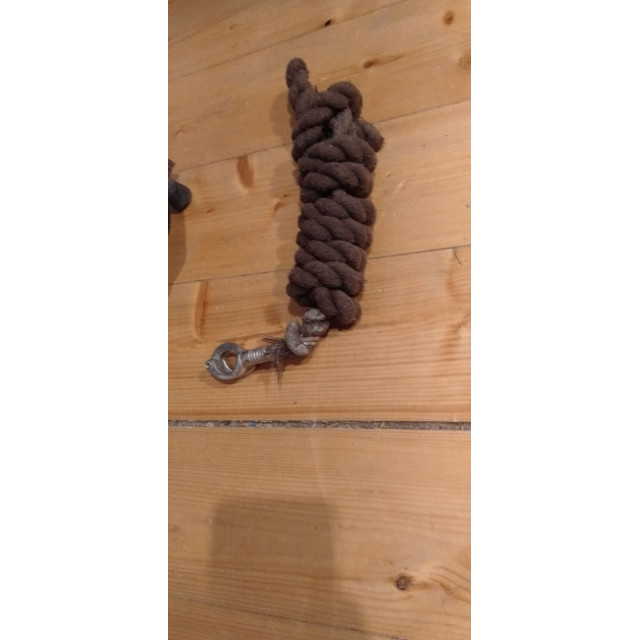 licol marron avec mouton noir showmaster taille shetland / poney C