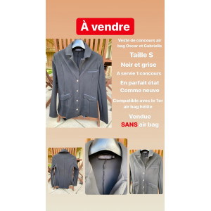 veste de concours air bag Oscar et gabrielle