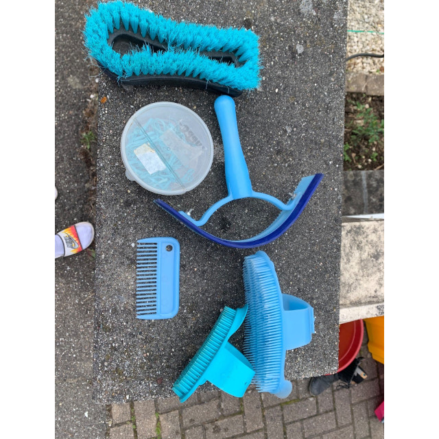 Lot de 5 brosses de pansage