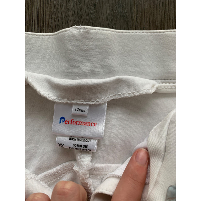 Pantalon de concours blanc performance