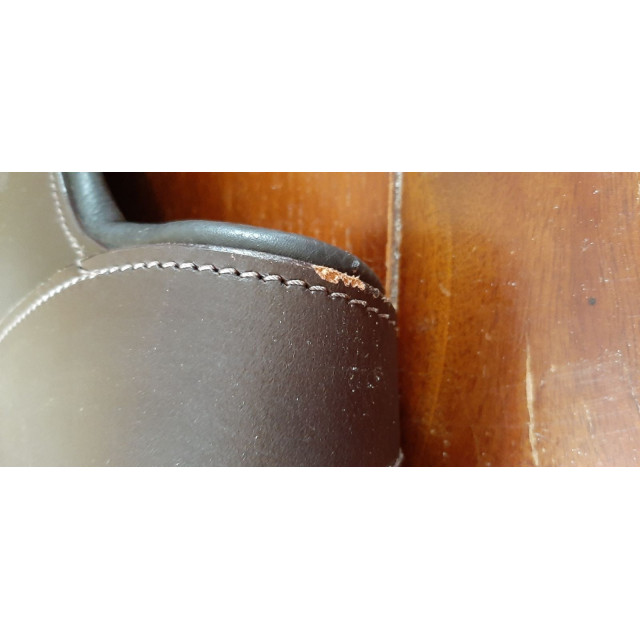 Sangle bavette en cuir de buffle Norton TBE