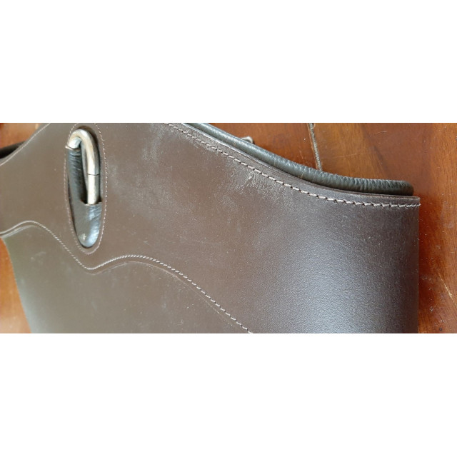 Sangle bavette en cuir de buffle Norton TBE