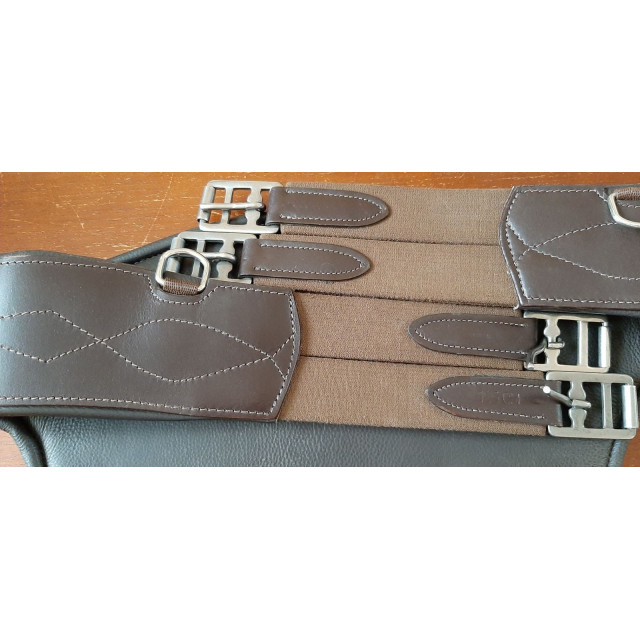 Sangle bavette en cuir de buffle Norton TBE