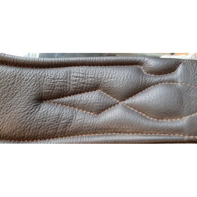 Sangle bavette en cuir de buffle Norton TBE