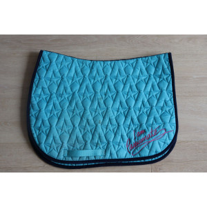 tapis bleu "I am passionate" fouganza