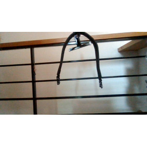 sangle noire en simili cuire taille 85 cm