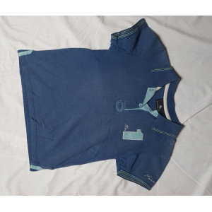 Polo bleu Mountain horse 10-12 ans