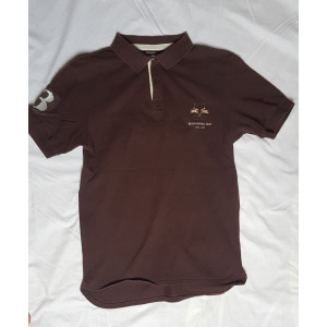 Polo Fouganza marron taille 12 ans
