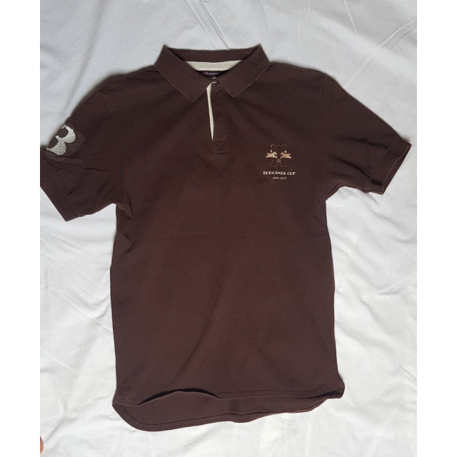 Polo Fouganza marron taille 12 ans