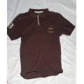 Polo Fouganza marron taille 12 ans