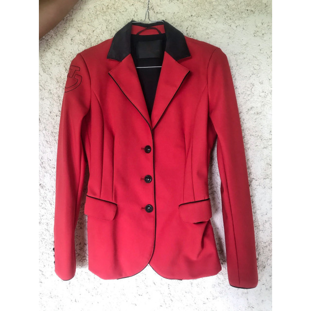 Veste de concours Cavalleria Toscana rouge