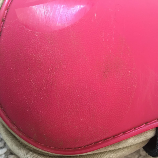ensemble guêtres et protège boulets rose