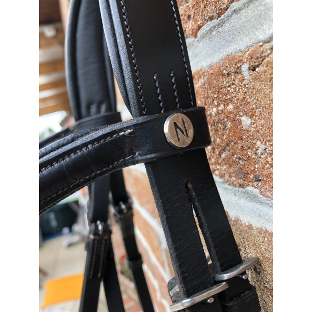 Filet muserolle combinée noir Norton pro