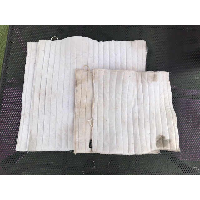 flanelles avant et arrière