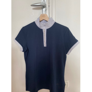 Polo de concours bleu HKM