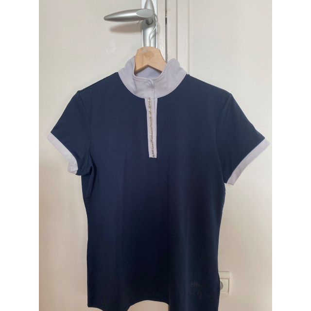 Polo de concours bleu HKM