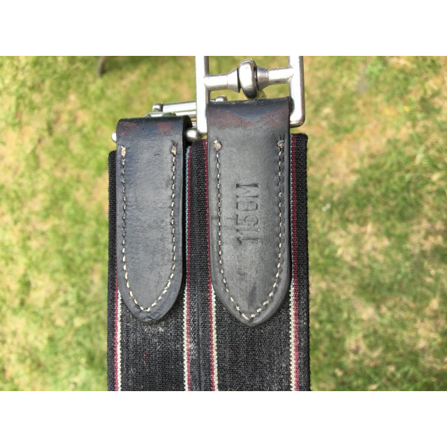 Sangle en cuir noire