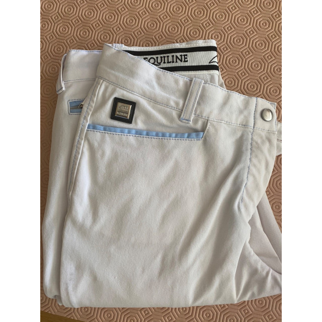 Pantalon blanc équiline