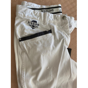 Pantalon blanc équiline