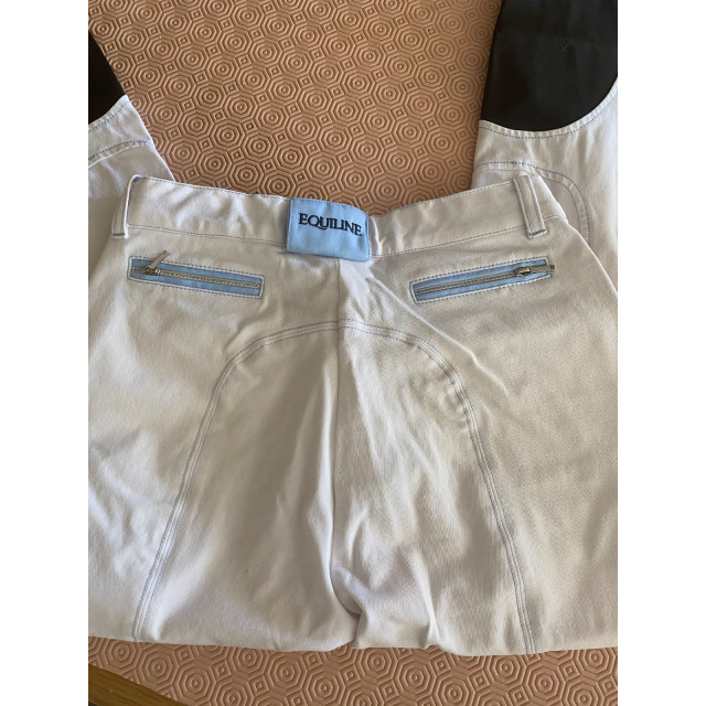 Pantalon blanc équiline