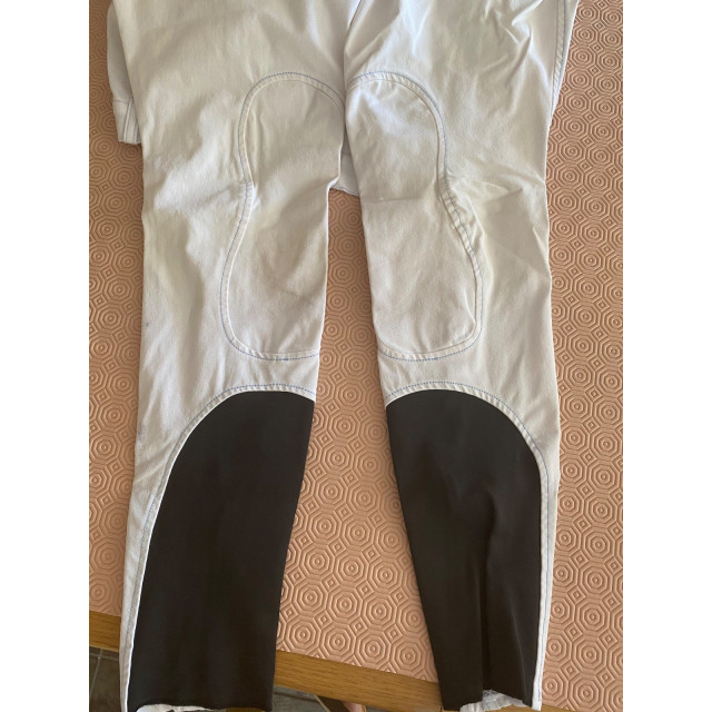 Pantalon blanc équiline