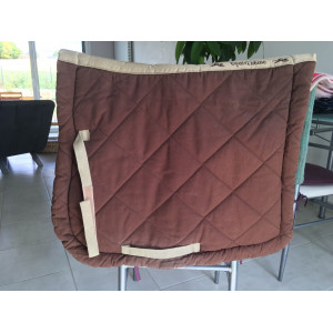 Tapis Equithème marron / beige taille cheval