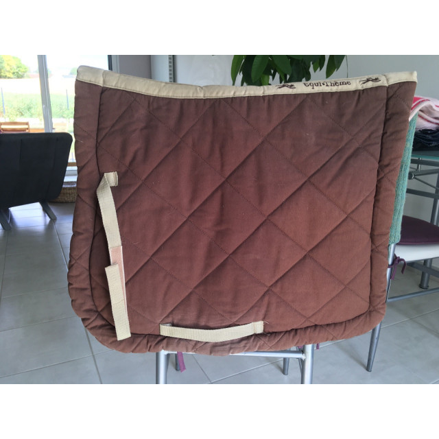 Tapis Equithème marron / beige taille cheval