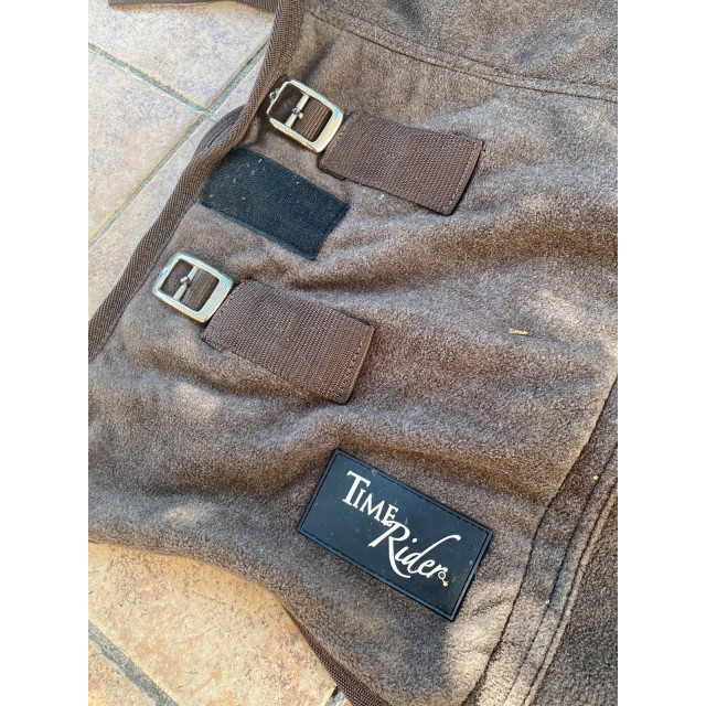 couverture polaire marron