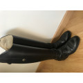 Bottes d’équitation en cuir noir