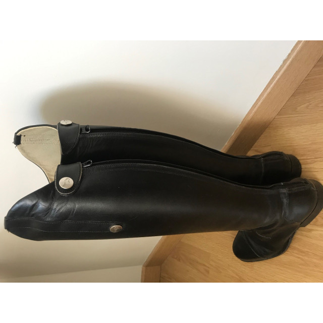 Bottes d’équitation en cuir noir