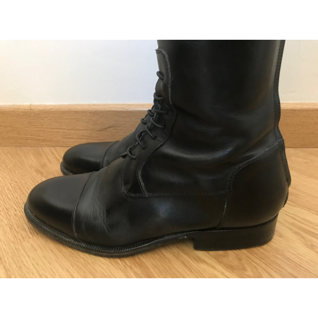Bottes d’équitation en cuir noir