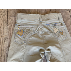 Panatalon Equitheme, modéle Aqua, taille 36, beige.
