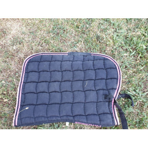 Tapis mixte performance noir gallon rose taille cheval