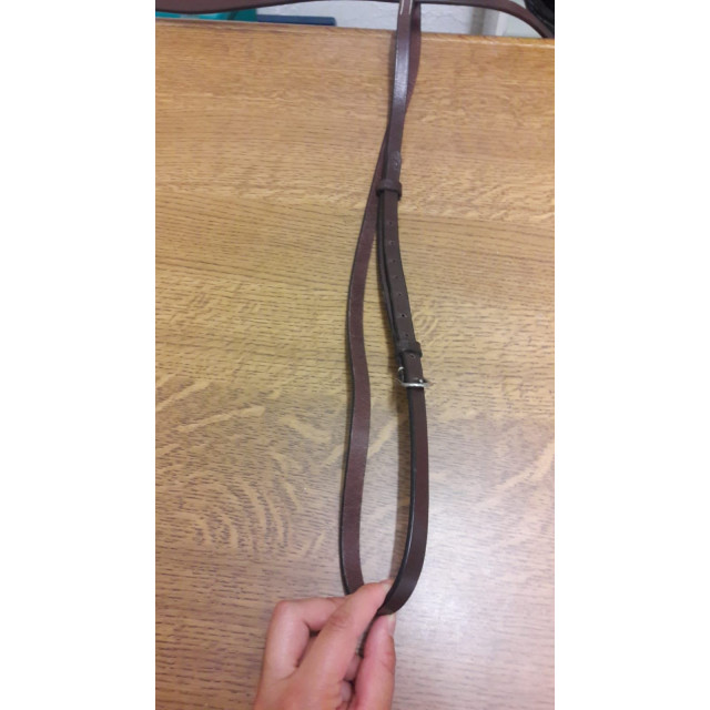 Martingale en cuir marron Norton