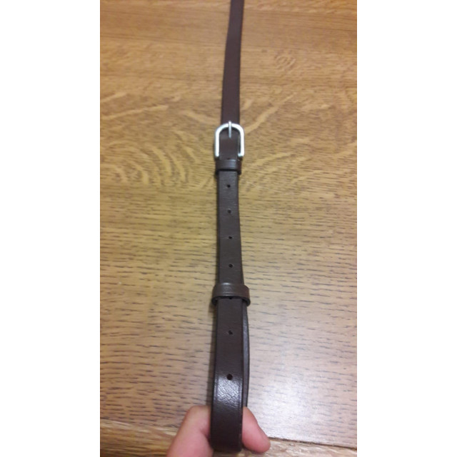 Martingale en cuir marron Norton