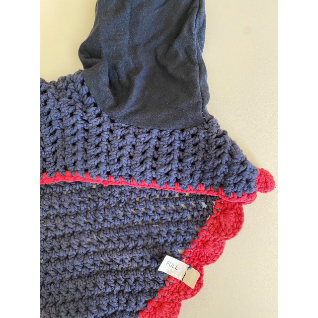 Bonnet cheval marine et rose