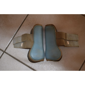 guetres pour poney bleu turquoise