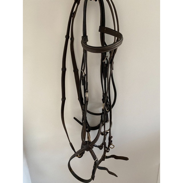 Bridon muserolle croisé