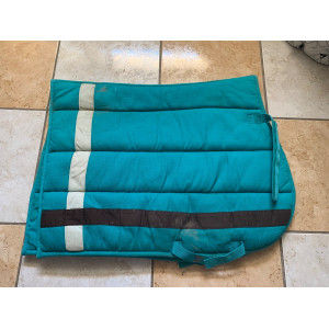 Tapis équitheme bleu turquoise