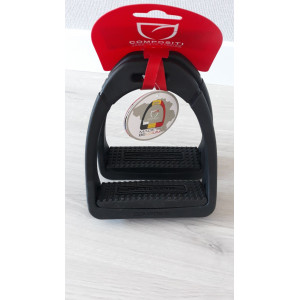 Étriers Compositi premium noir taille adulte