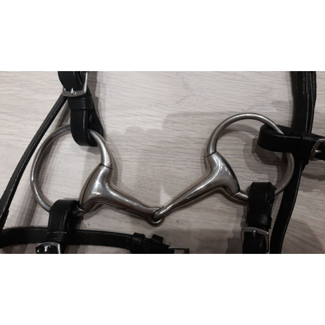 Filet cuir noir taille poney