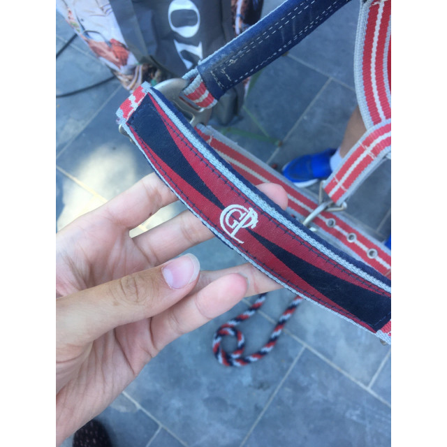 Licol HV POLO rouge et blanc