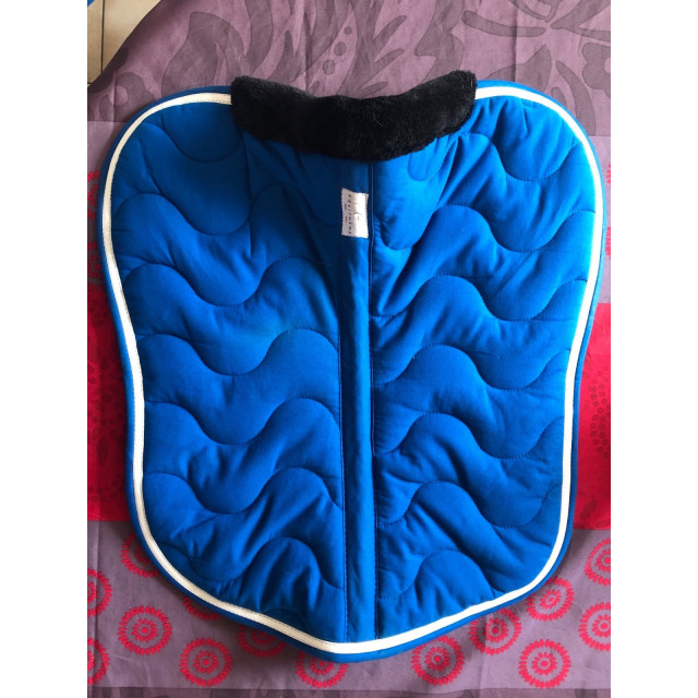 amortisseur equithème bleu roi fourré